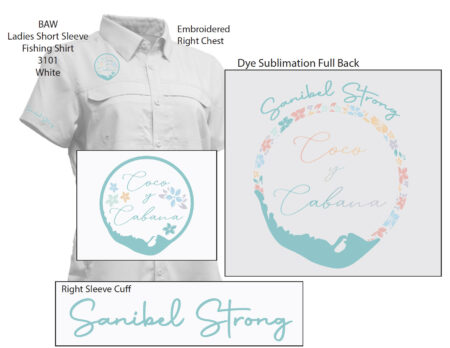 Sanibel Strong Womens Short Sleeve Shirt